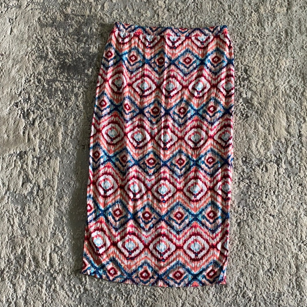 Graphic skirt. Extra small.